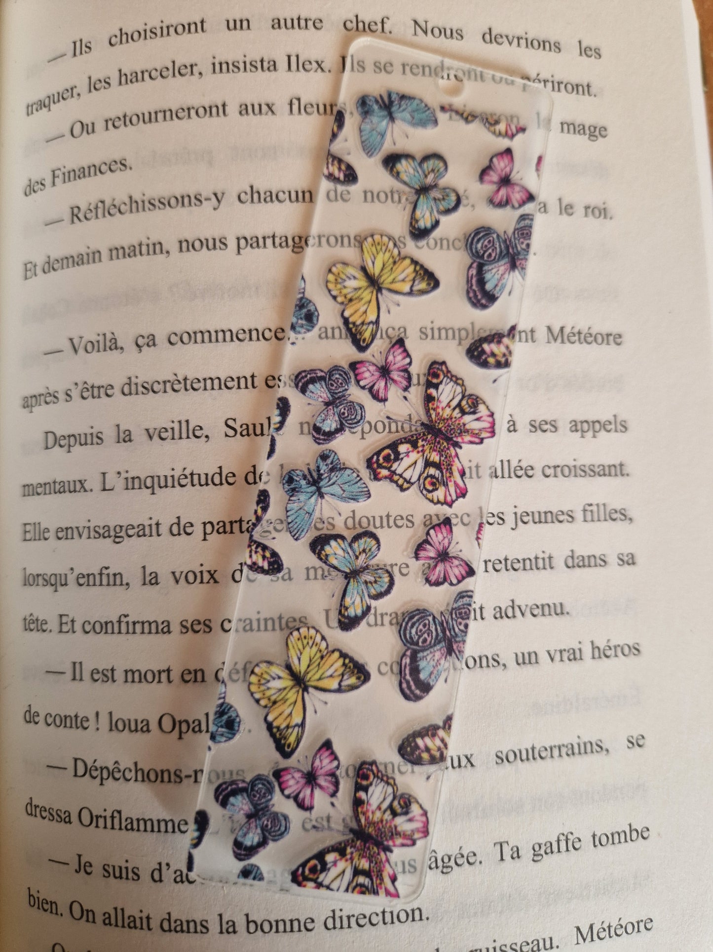 ✨ Marque-page en acrylique – Papillons enchantés ✨