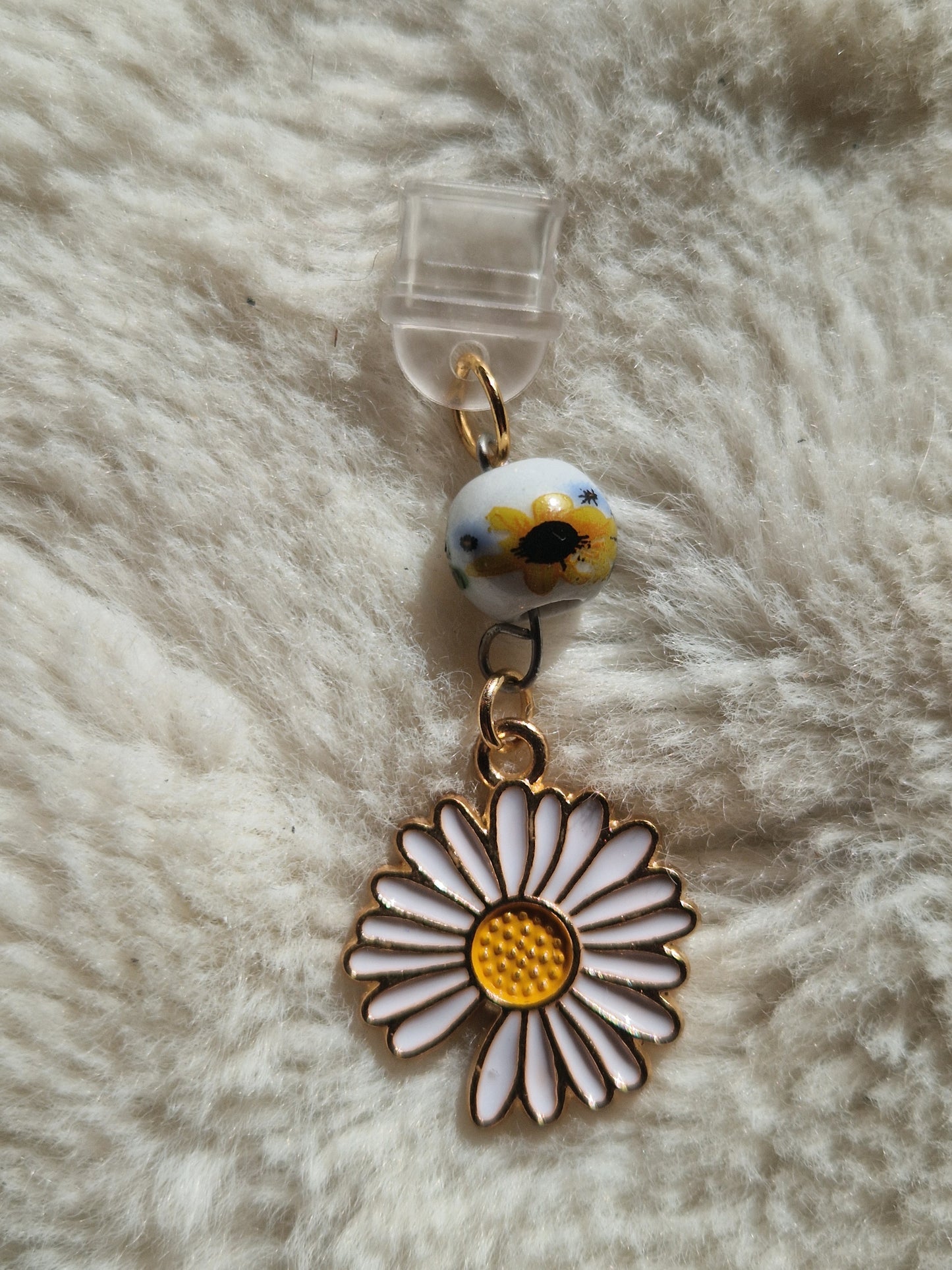 Bouchon anti-poussière pour liseuse fleur