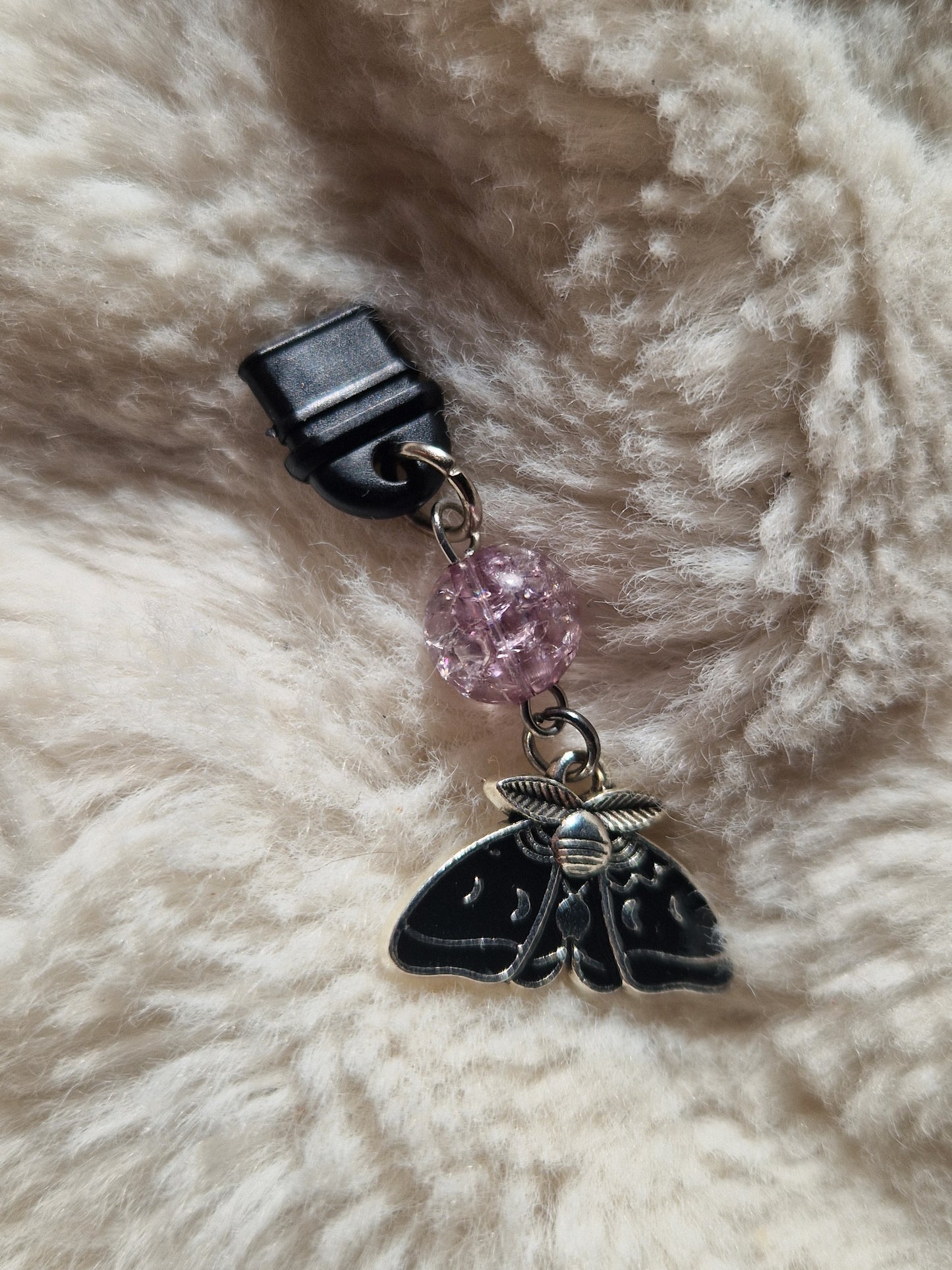 Bouchons anti-poussière pour liseuse (USB C) Papillon et moth