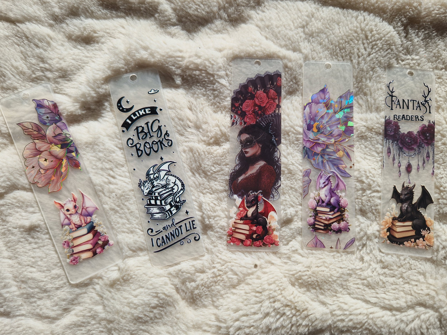📖✨ Marque-pages en acrylique – Collection Faylorn✨🐉