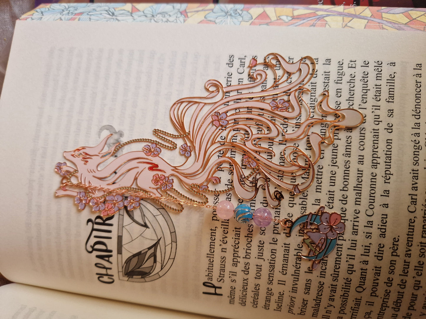 Marque-page « Renard Fleuris »