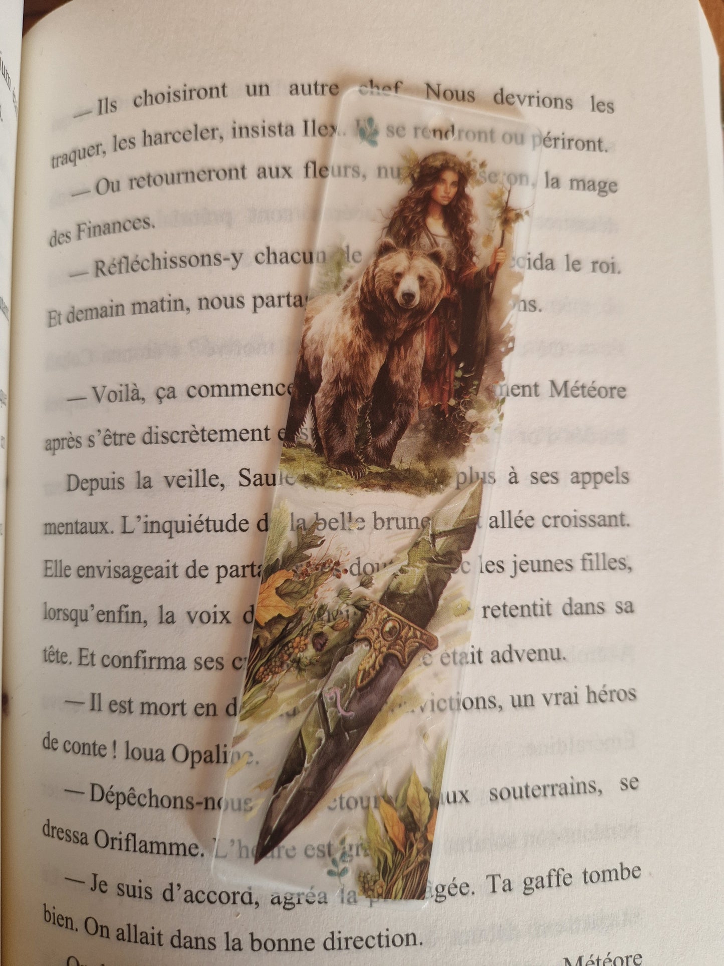 🌿 Marque-page en acrylique – L’Appel de la Forêt 🌿