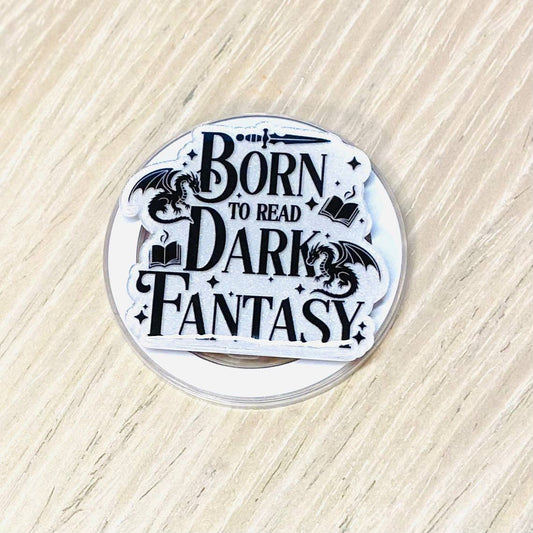 Né pour lire Dark Fantasy Poignée magnétique pour liseuse/portable